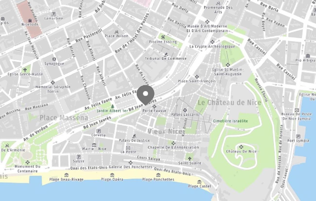 Aparthotel Riviera - Nice Cote D'Azur - Old Town - Promenade Des Anglais 外观 照片